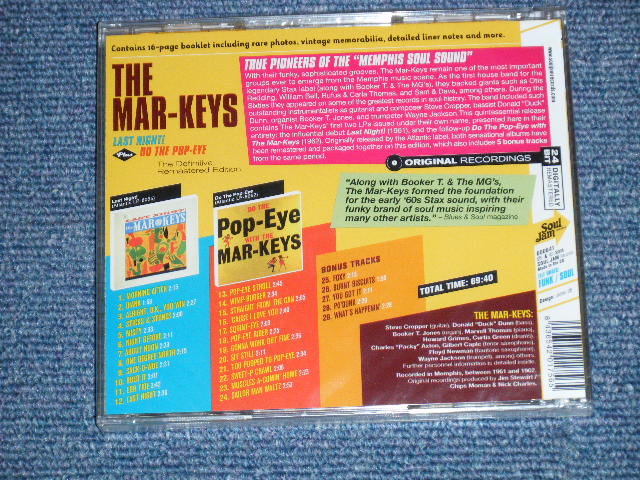 画像: The MAR-KEYS -Feat. BOOKER T. & THE MG'S - LAST NIGHT! + DO THE POP-EYES  ( SEALED )   / 2014  EUROPE  ORIGINAL "Brand new SEALED" 2-CD's 