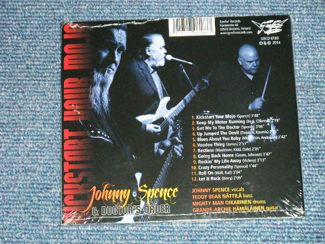 画像: JOHNNY SPENCE & DOCTOR's ORDER - KICKSTART YOUR MOJO  ( SEALED )   / 2014  FINLAND ORIGINAL "Brand new SEALED" CD