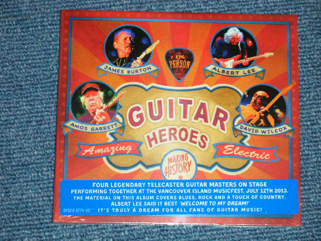 画像1: JAMES BURTON, AMOS GARRETT, ALBERT LEE,DAVID WILCOX- GUITAR HEROES  ( SEALED ) /  2015 AUSTRALIA ORIGINAL  "Brand New SEALED"  CD 
