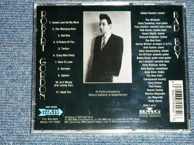 画像: ROBERT GORDON -  BAD BOY ( SEALED ) / 1997  US AMERICA ORIGINAL  "BRAND NEW SEALED" CD  