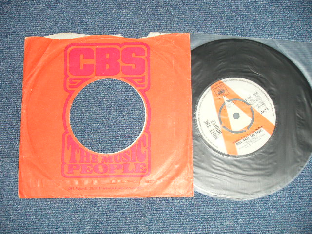 画像: MOTT THE HOOPLE  - ROLL AWAY THR STONE : WHERE DO YOU ALL COME FROM ( Ex+++/Ex+++ ) / 1973 UK ENGLAND ORIGINAL "WHITE Label PROMO with RED 'A' Label" Used 7" Single 