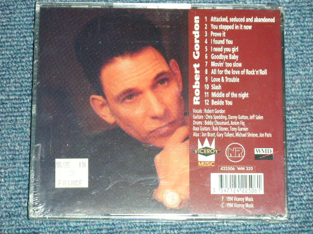 画像: ROBERT GORDON - ALL FOR THE LOVE OF ROCK 'N' ROLL  ( SEALED ) / 1994 FRANCE FRENCH N  "BRAND NEW SEALED" CD  