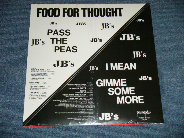 画像: The J.B.'S JB'S (JAMES BROWN) - FOOD FOR THOUGHT ( Reissue /Sealed ) / 1997 US AMERICA REISSUE "BRAND NEW SEALED" LP