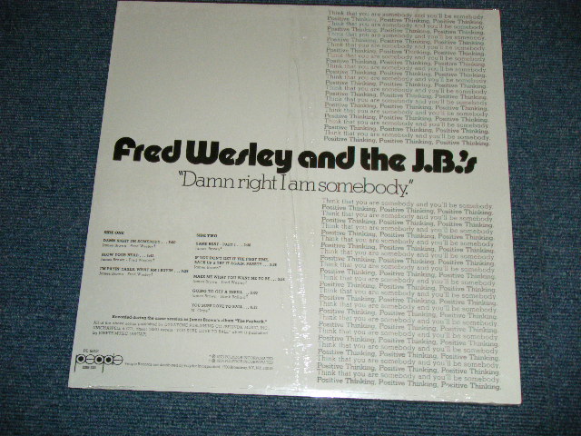 画像: FRED WESLEY and The J.B.'S JB'S (JAMES BROWN) - DAWN RIGHT I AM SOMEBODY  ( Reissue /Sealed ) / US AMERICA REISSUE "BRAND NEW SEALED" LP