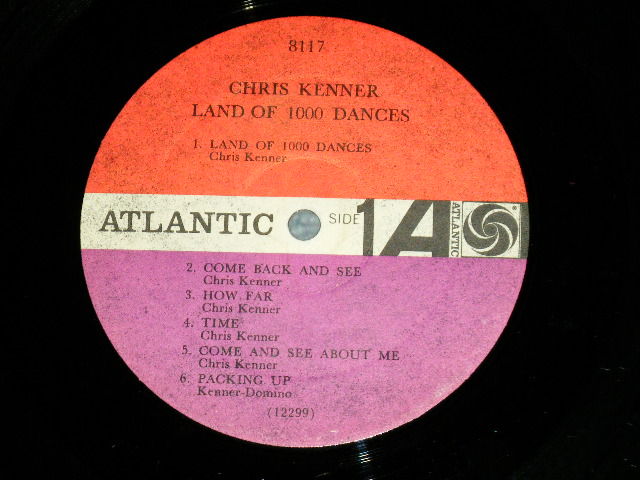 画像: CHRIS KENNER - LAND OF 1000 DANCES ( VG/VG+++,Ex ) / 1965 US AMERICA ORIGINAL "RED & PLUM  Label" MONO Used LP 