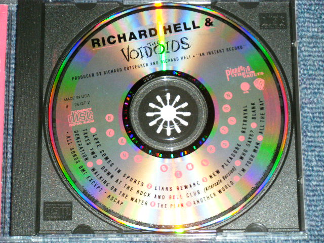 画像: RICHARD HELL of NEW YORK DOLLS - BLANK GENERATION  ( MINT-/MINT )   / 1990 US AMERICA ORIGINAL 1st Press Used CD 
