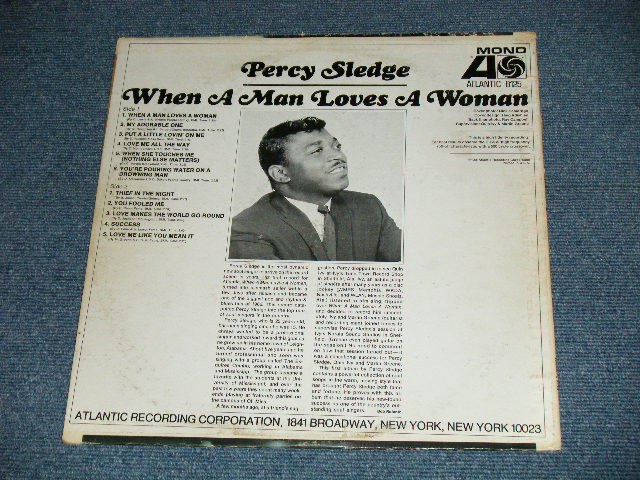 画像: PERCY SLEDGE - WHEN A MAN LOVES A WOMAN ( Ex-/Ex Looks:Ex- ) / 1966 US AMERICA ORIGINAL 1st Press "RED & PLUM With BLACK FUN on RIGHT SIDE" Label MONO Used LP 