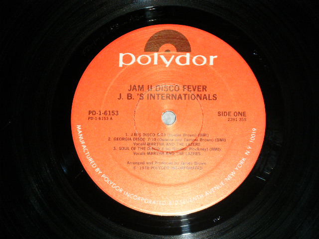 画像: J.B.'S JB'S INTERNATIONALS (JAMES BROWN) - JAM II DISCO FEVER ( Ex+++/MINT-) / 1978 US AMERICA ORIGINAL Used LP