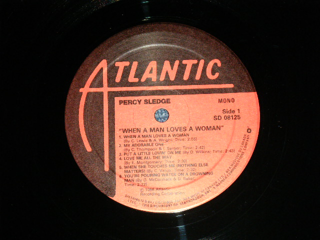 画像: PERCY SLEDGE - WHEN A MAN LOVES A WOMAN ( Ex+++/MINT- ) / 1980's US AMERICA REISSUE Used LP 