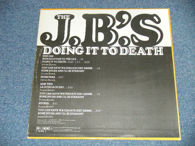 画像: The J.B.'S JB'S (JAMES BROWN) - DOING IT TO DEATH   ( Ex+++/Ex++ Looks:Ex++ ) / 1973 US AMERICA ORIGINAL Used LP