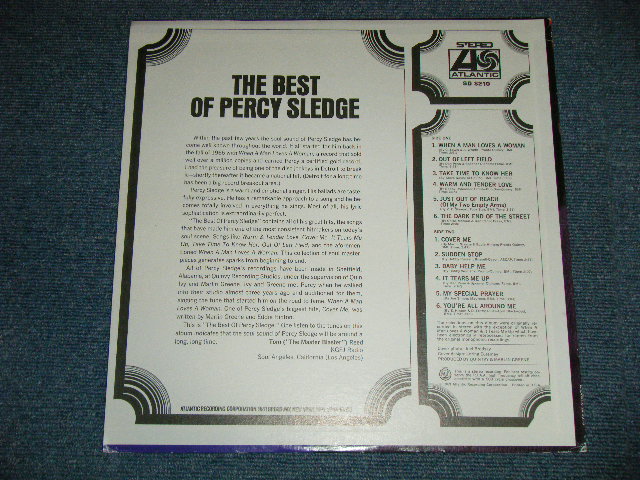 画像: PERCY SLEDGE - THE BEST OF PERCY SLEDGE (Ex+++/MINT-) / 1976 Version  US AMERICA 3rd Press Small "75 ROCKFELLER with 'w'" Label  Used LP 