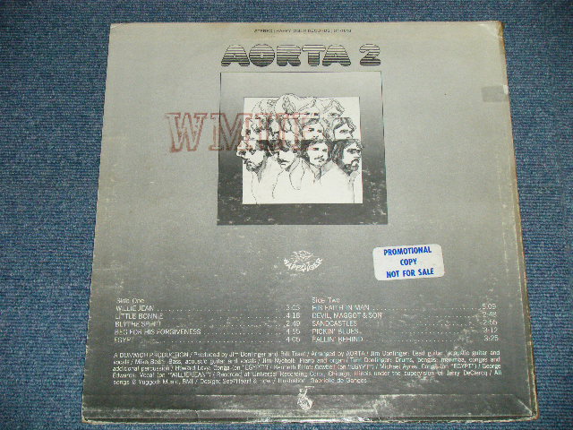 画像: AORTA - AORTA 2 (PSYCHE)  ( Ex-/Ex+++ Looks:Ex )  / 1970 US AMERICA ORIGINAL "PROMO" Used LP 