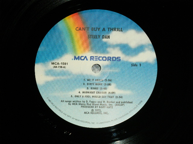 画像: STEELY DAN - CAN'T BUY A THRILL( MINT-/MINT-)  / 1980's US AMERICA REISSUE  Used LP 