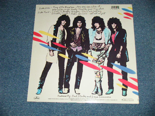 画像:  KISS - ASYLUM ( Ex++/MINT-) / 1985 US AMERICA ORIGINAL Used   LP 