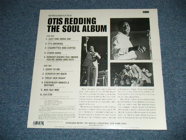 画像: OTIS REDDING -  THE SOUL ALBUM (SEALED) / 2003 US AMERICA REISSUE "180 gram Heavy Weight" "BRAND NEW SEALED"  MONO LP 