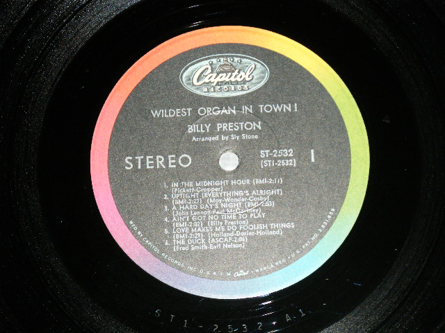 画像: BILLY PRESTON - WILDEST ORGAN IN TOWN ( eX++/eX++ lOOKS:eX,eX+++ ) / 1966 US AMERICA ORIGINAL stereo Used LP 