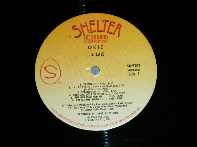 画像: J.J. CALE  J.J.CALE  - OKIE ( Matrix # A) MCA-448-W2   B) MCA-449-W2 )(  Ex+/MINT- Looks:Ex+++ Cut Out )  / 1974 US AMERICA ORIGINAL "PROMO SEAL" "TEXTURED Cover"  Used LP
