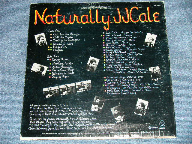 画像: J.J. CALE  J.J.CALE  - NATURALLY (Ex-/Ex+++) / 1974 CANADA ORIGINAL "YELLOW Label"  Used LP