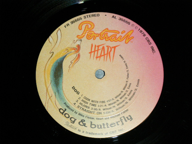 画像: HEART - DOG & BUTTERFLY ( Ex+/MINT-) / 1978 US AMERICA ORIGINAL Used LP