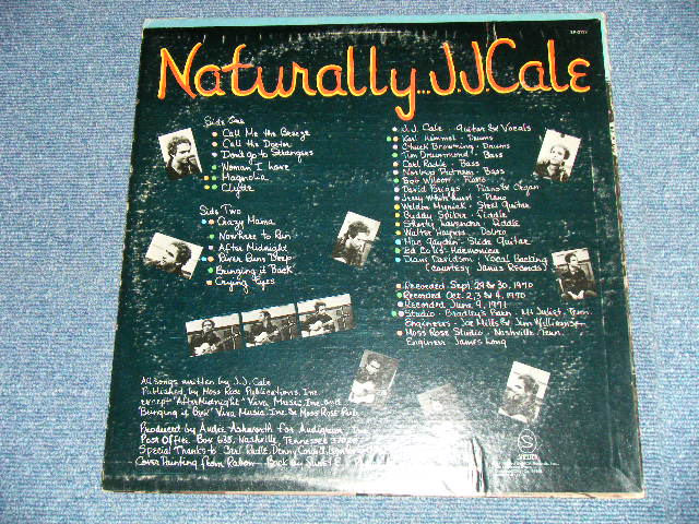 画像: J.J. CALE  J.J.CALE  - NATURALLY (  Matrix #    A) MCA 536 W4   B) MCA 537-W4) ( Ex/MINT- : EDSP)   / 1974 US AMERICA ORIGINAL "YELLOW Label"  Used LP