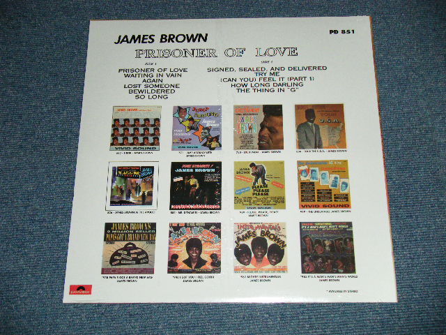 画像: JAMES BROWN -  PRISONER OF LOVE ( SEALED ) / US AMERICA REISSUE "BRAND NEW SEALED" LP