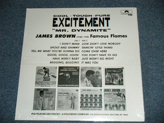 画像: JAMES BROWN -  EXCITMENT ( SEALED ) / US AMERICA REISSUE "BRAND NEW SEALED" LP