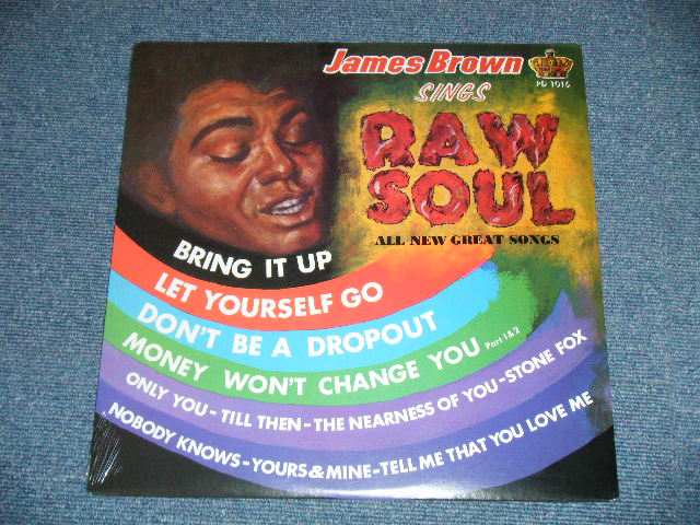 画像1: JAMES BROWN -  SINGS RAW SOUL ( SEALED ) / US AMERICA REISSUE "BRAND NEW SEALED" LP