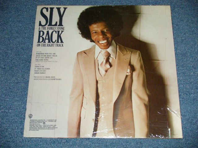 画像: SLY & THE FAMILY STONE - BACK ON THE RIGHT TRACK  ( SEALED : Cutout )  / 1979  US AMERICA ORIGINAL "BRAND NEW SEALED"  LP