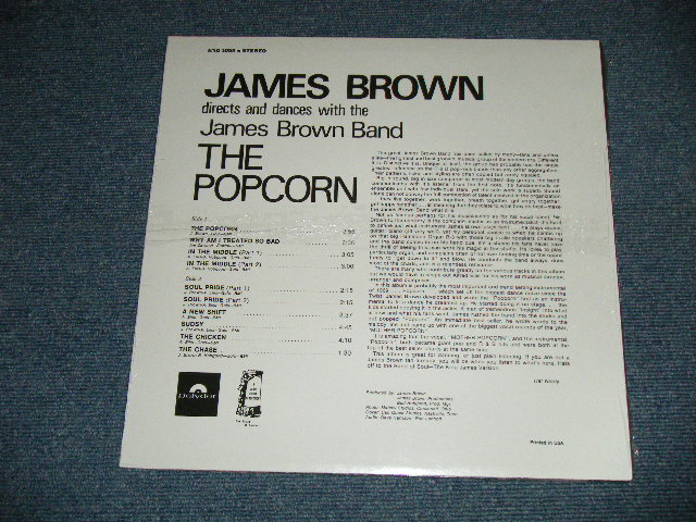 画像: JAMES BROWN -  THE POPCORN ( SEALED ) / US AMERICA REISSUE "BRAND NEW SEALED" LP