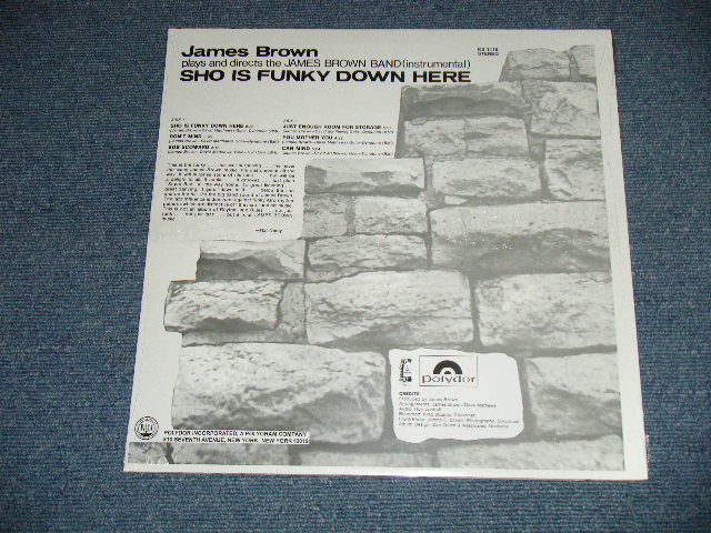 画像: JAMES BROWN -  SHO IS FUNKY DOWN HERE ( SEALED ) / US AMERICA REISSUE "BRAND NEW SEALED" LP