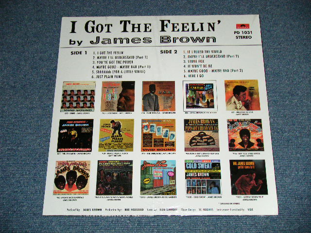 画像: JAMES BROWN -  I GOT THE FEELIN'  ( SEALED ) / US AMERICA REISSUE "BRAND NEW SEALED" LP