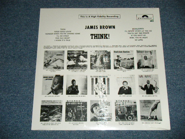 画像: JAMES BROWN -  THINK !  ( SEALED ) / US AMERICA REISSUE "BRAND NEW SEALED" LP