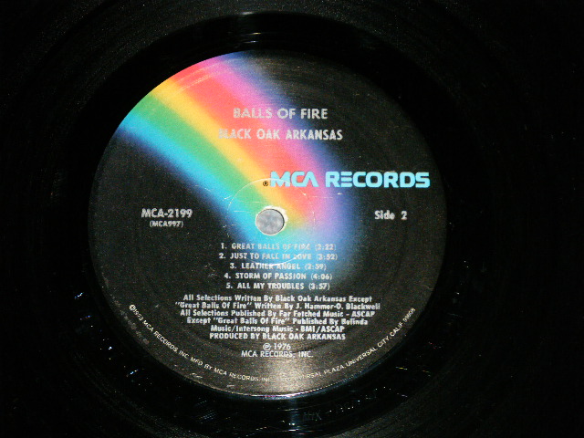 画像: BLACK OAK ARKANSAS -  BALLS OF FIRE  (Ex/Ex+++ )  / 1976  US AMERICA  ORIGINAL Used LP 