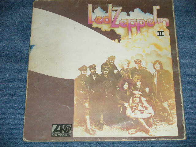 画像: LED ZEPPELIN - LED ZEPPELIN II ( 1st Press RED & PLUM Label) ( Matrix Number A) 588198 A//2 : B) 588198 ▽B//2  ) (VG+++/POOR )  / 1969 UK ENGLAND ORIGINAL "1st RED & PLUM Press Label" Used LP 