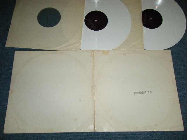 画像1:  BEATLES  - THE BEATLES ( WHITE ALBUM ) (NO INSERTS )  ( Ex/ MINT- SIDE-D:Poor Jump  )  / 1978 US AMERICA Limited "WHITE WAX Vinyl"  Used 2-LP 