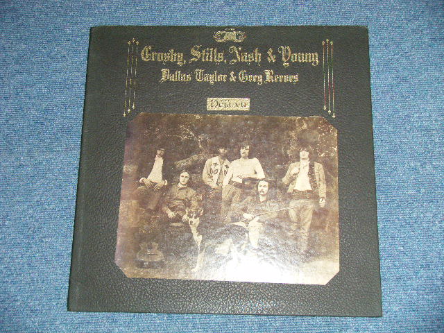 画像: CSN&Y  / CROSBY, STILLS, NASH & YOUNG  - DEJA VU  ( Matrix # A) ST-A-701829-C/  B) ST-A-701830-C ) ( MINT-/Ex+++)  / 1970 US AMERICA ORIGINAL 1st Press "RED & GREEN Label" "1841 BROADWAY Label"  "PASTED-ON FRONT COVER PHOTO"  "TEXTURED COVER"  Used LP 