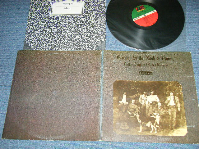 画像1: CSN&Y  / CROSBY, STILLS, NASH & YOUNG  - DEJA VU  ( Matrix # A) ST-A-701829-LL REPL △19876 (1) AT PR     B) ST-A-701830-LL REPL △19876-x (3)-x (1) AT PR ) ( Ex++/MINT- )  / 1975 Version US AMERICA 1st Press "RED & GREEN Label" 3rd Version Small "75 ROCKFELLER Label"   2nd Press "PRINTED PICTURE COVER"  Used LP 