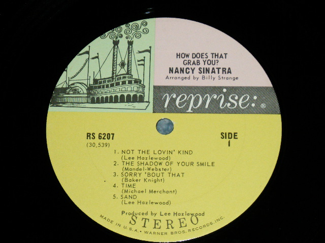 画像: NANCY SINATRA - HOW DOES THAT GRAB YOU? ( Ex++/Ex+++,MINT-) / 1966 US AMERICA ORIGINAL 1st press "MULTI COLOR Label"  STEREO Used LP 