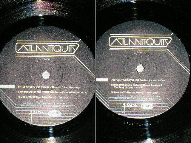 画像: V.A. OMNIBUS (KLEER, SLAVE, EDDIE HARRIS, UNITED 8, AVERAGE WHITE BAND, SISTER SLEDGE, DONNY HATHAWAY, CHIC, SPPINERS, CARMEN McCRAE, FAZE-O, YUSEF LATEEF ) - ATLANTIQUITY (Ex+++/Ex+++ ) /2005 US AMERICA ORIGINAL Used  2-LP  