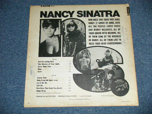 画像: NANCY SINATRA - HOW DOES THAT GRAB YOU? ( Ex++/Ex+++,MINT-) / 1966 US AMERICA ORIGINAL 1st press "MULTI COLOR Label"  STEREO Used LP 