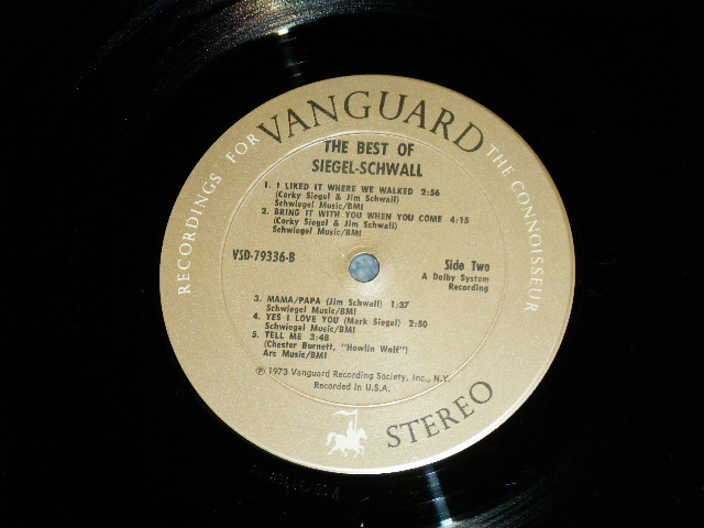 画像: The SIEGEL-SCHWALL BAND - THE BEST OF  SIEGEL - SCHWALL  (Ex+/Ex+++ WOBC, WOL ) / 1969 US AMERICA ORIGINAL   Used LP 