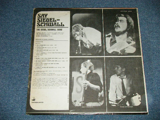 画像: The SIEGEL-SCHWALL BAND - SAY SIEGEL/SCHWALL  ( Ex/MINT-) / 1967 US AMERICA ORIGINAL STEREO   Used LP 
