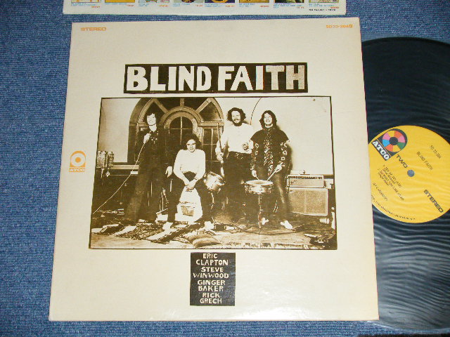 画像1: BLIND FAITH - BLIND FAITH  "Group Cover"  (Matrix #  A) ST-C-691661-1E/  B) ST-C-691662-1E)  ( Ex+++/MINT- EDSP )   / 1969 US AMERICA ORIGINAL "YELLOW Label"  "1841 BROADWAY Label"  Used LP 