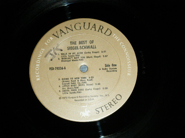 画像: The SIEGEL-SCHWALL BAND - THE BEST OF  SIEGEL - SCHWALL  (Ex+/Ex+++ WOBC, WOL ) / 1969 US AMERICA ORIGINAL   Used LP 