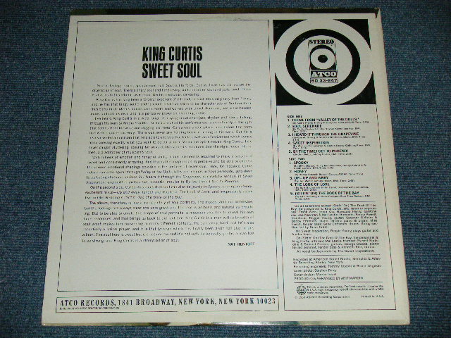 画像: KING CURTIS - SWEET SOUL ( Matrix #  A) ST-C-681293-B LW AT RL    B) ST-C-681294-B LW AT RL ) ( Ex+++/MINT- : EDSP )  / 1968 US AMERICA ORIGINAL "PROMO" STEREO USED LP 