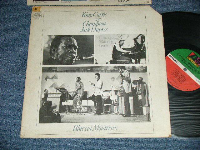 画像1: KING CURTIS & CHAMPION JACK DUPREE - BLUES AT MONTREUX　（Matrix #  A) ST-A-722673-A AT GP PR 　Ｂ) STＢ-72267４-A AT GP PR ） ( Ex+/Ex+++ Cutout )  / 1973 US AMERICA ORIGINAL 1st Press "1841 BROADWAY Label" Used LP 