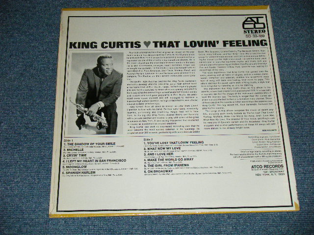 画像: KING CURTIS -  THAT LOVIN' FEELING  ( Matrix #  A) ST-C-66829-B  LW  BG  B) ST-C-66830-A  LW  AT) ( MINT/MINT )  / 1966 US AMERICA ORIGINAL 1st Press "PLUM & BROWN Label" STEREO USED LP 