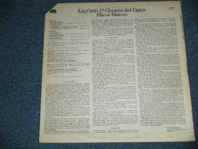 画像: KING CURTIS & CHAMPION JACK DUPREE - BLUES AT MONTREUX　（Matrix #  A) ST-A-722673-A AT GP PR 　Ｂ) STＢ-72267４-A AT GP PR ） ( Ex+/Ex+++ Cutout )  / 1973 US AMERICA ORIGINAL 1st Press "1841 BROADWAY Label" Used LP 