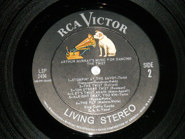 画像: KING CURTIS - THE TWIST! ARTHUR MURRAY'S MUSIC FOR DANCING (Ex+++/MINT-)   / 1962 US AMERICA ORIGINAL STEREO Used LP 