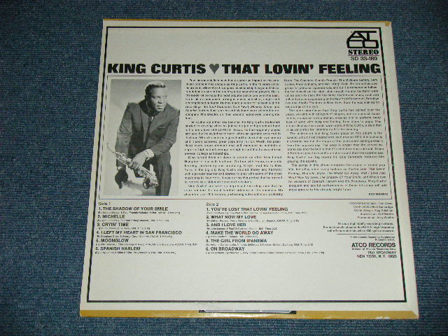 画像: KING CURTIS -  THAT LOVIN' FEELING  ( Matrix #  A) ST-C-66829-B  LW  BG  B) ST-C-66830-A  LW ) ( Ex+/MINT- STEAR OFC)  / 1966 US AMERICA ORIGINAL 1st Press "PLUM & BROWN Label" STEREO USED LP 